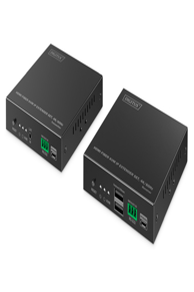 DIGITUS HDMI Fiber KVM IP Extender Set 4K/60Hz - DS-55348