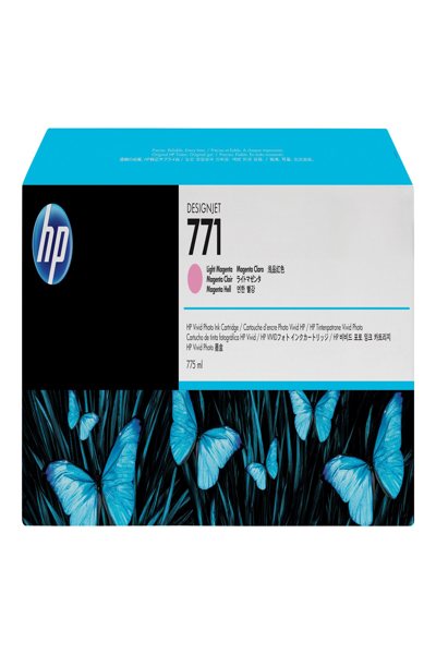 HP 771 775-ml Light Magenta DesignJet Ink Cartridge: Pigment-based