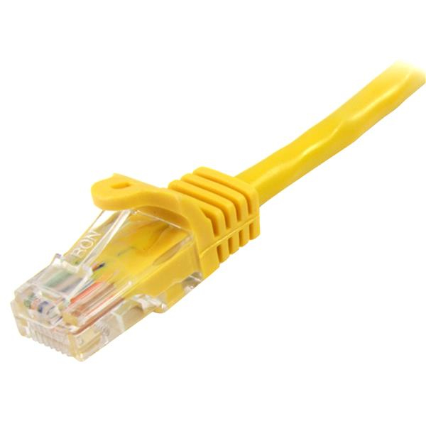 StarTech 1m Cat5e RJ45 UTP Network Cable Yellow - 45PAT1MYL