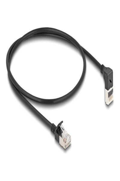 Delock Nätverkskabel - RJ-45 (M) uppvinklad till RJ-45 (M) rak - 80286