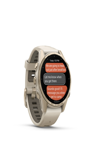 Montre de sport Garmin Fenix 8 AMOLED Sapphire beige
