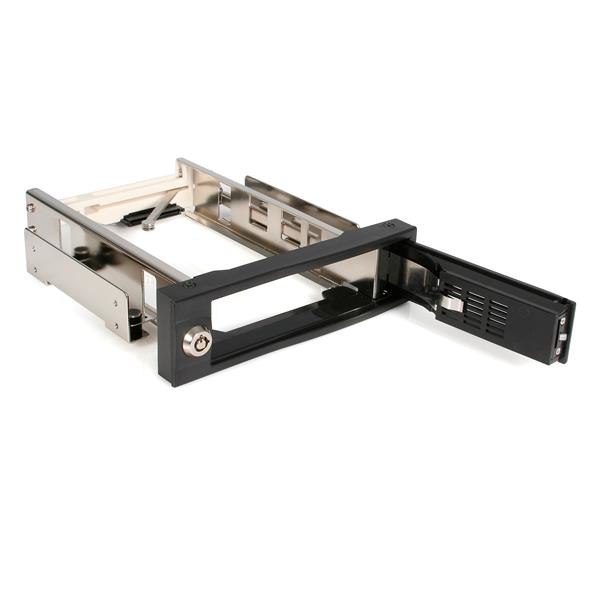 StarTech SATA removable frame without carrier - Mobile Hot Swap Hard Drive Storage Rack 3.5" - Mobile Storage Rack - 8.9 cm (3.5") - Black (HSB100SATBK) - HSB100SATBK