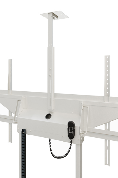Hagor HP Twin Lift M-DW 46"-65" Dual Display Mobile Motorized Mount