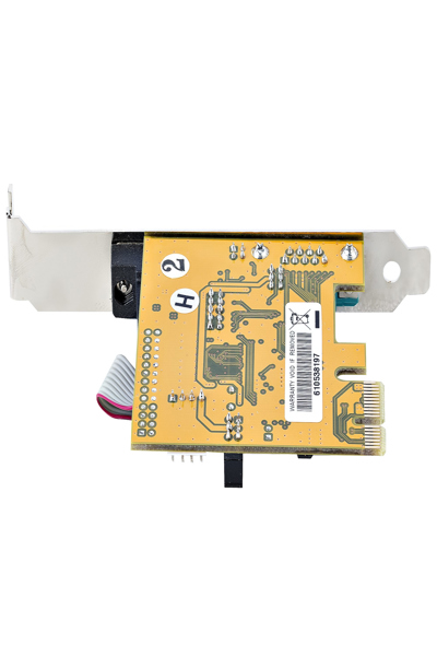 StarTech.com 2-Port PCI Express Serial Card, Dual Port PCIe to RS232 (DB9) Serial Interface Card, 16C1050 UART, Standard or Low Profile Brackets, COM Retention, For Windows & Linux - 21050-PC-SERIAL-CARD