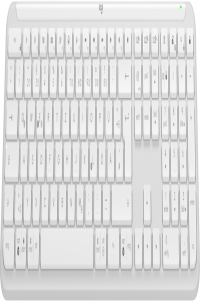Logitech Signature Slim K950 Trådlöst Vit DEU - 920-012452