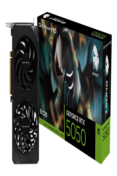 GAINWARD GEFORCE RTX 5050 GHOST GRAPHICS CARD - NE65050019P1-GB2070B