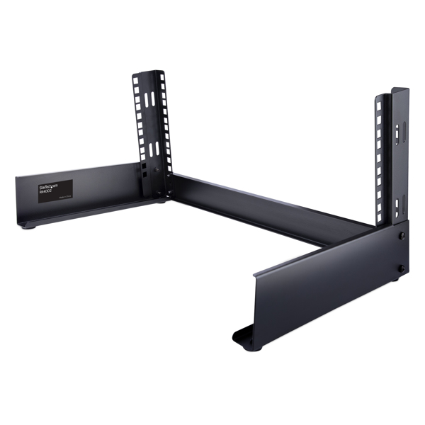 StarTech RK4OD Desktop Rack (4U, 2 Post Open Frame Rack, up to 30 kg, EIA-310, Freestanding) Black - Cabinet - Open Frame - 2 Posts - Desktop - Black - 4U - RK4OD