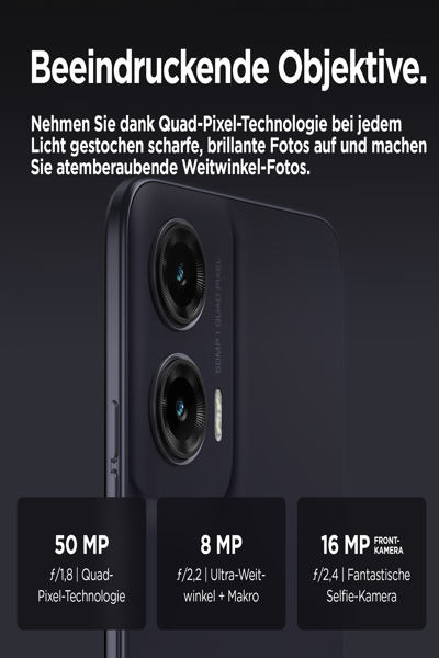 Motorola Solutions XT2433-5 Moto G35 Dual Sim - Midnight Black - 128 GB - 5,000 mAh - PB3K0033IT