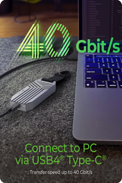 ICY BOX IB-1919M-C42 SSD Enclosure M.2 40Gbps - IB-1919M-C42