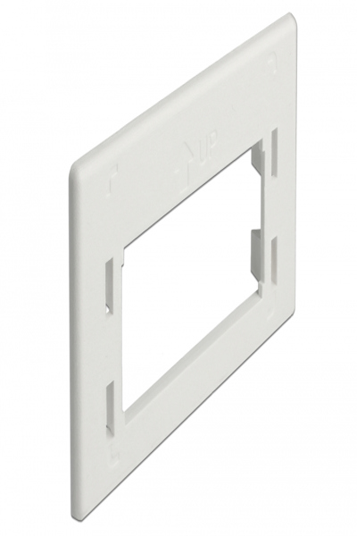 Delock Adapter för frontplatta - vit - 86290