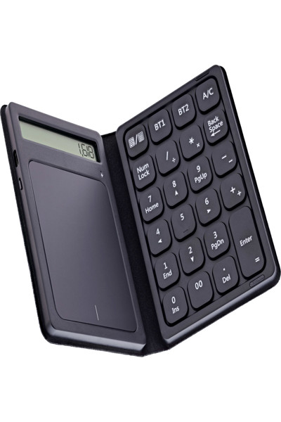 InLine Bluetooth numeric keypad with touchpad - display - foldable - black