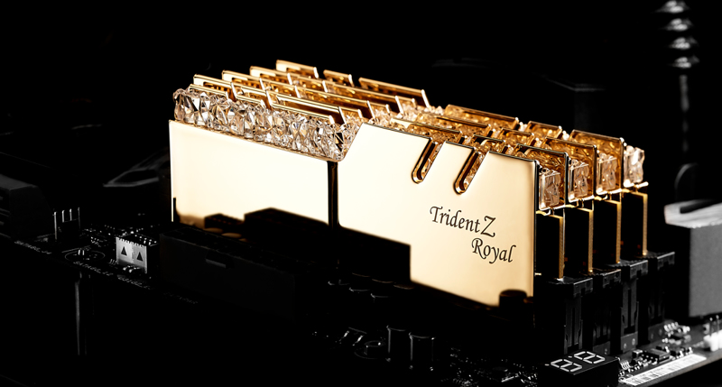 G.Skill Trident Z Royal Series RAM - 64 GB - F4-3600C14Q-64GTRG