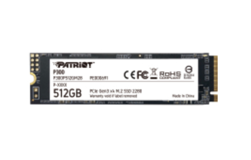 Patriot P300 - SSD - 512 GB - M.2 2280 - PCIe 3.0 x4 (NVMe) - P300P512GM28