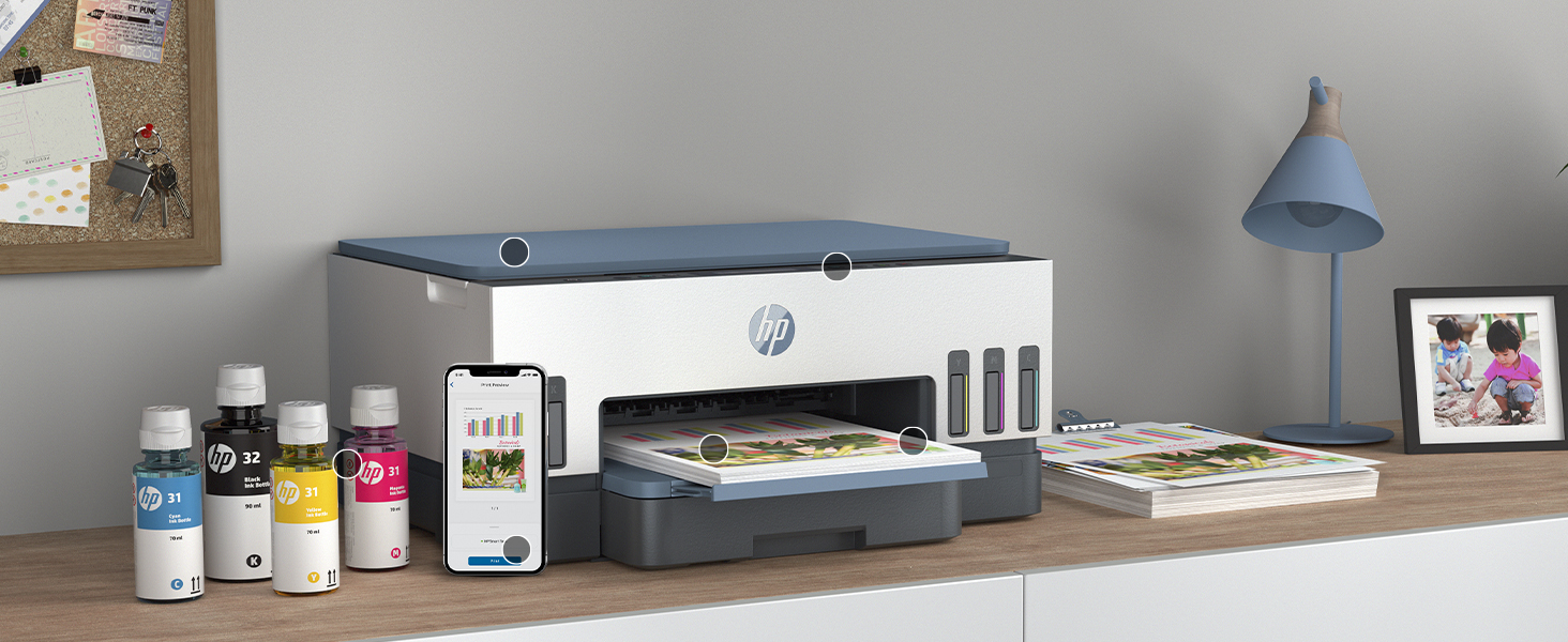 HP Printer Smart Tank 7006 All-in-One - Inkjet - Colored - 28B55A#BHC