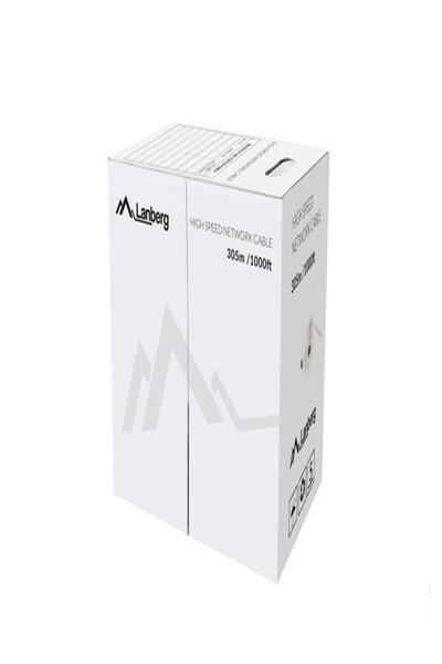Lanberg LCU5-12CU-0305-G - 305 m - Cat5e - U/UTP (UTP)