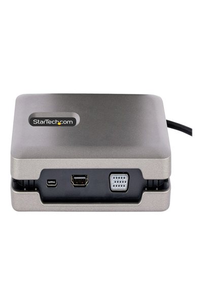 StarTech.com USB-C Dual Monitor Docking Station 4K HDMI VGA 100W PD - DKM31C3HVCPD