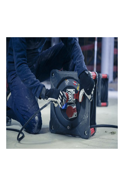 Brennenstuhl 9222300120, Svart, Blå, Röd, Plast, 3 AC-uttag, CEE, Typ E / F, Rak, 30 m - 9222300120