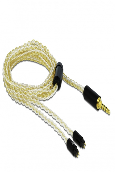 Câble de casque Delock - mini-jack mâle 4 pôles vers mâle 2 broches