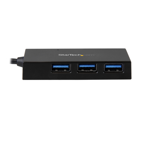 StarTech 4-port USB 3.1 Gen 1 hub - USB-C to 1x USB-C and 3x USB-A - Hub - 4 x SuperSpeed USB3.0 - Desktop - for Apple MacBook (HB30C3A1CFB) - HB30C3A1CFB