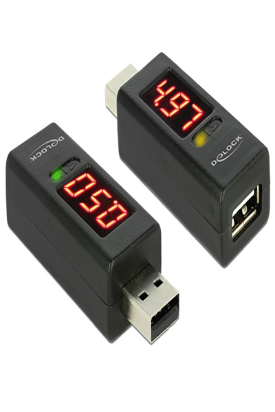 Delock USB-spännings- och strömmätare - 65569