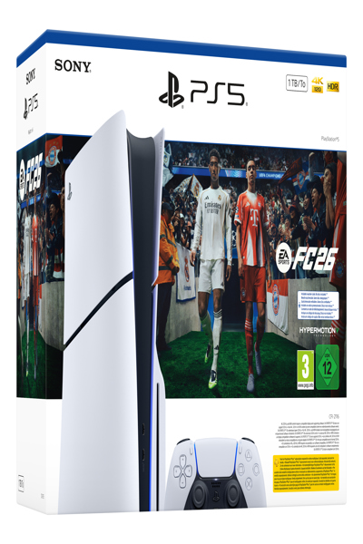 PlayStation 5 Slim Disc Edition+ EA FC26