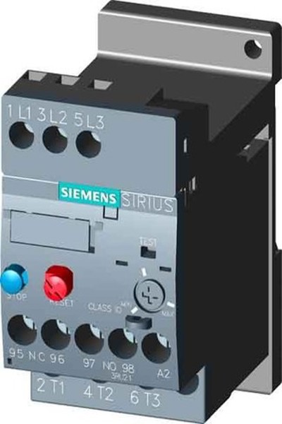 Siemens 3RU2116-1GB1 Sirius Thermal Overload Relay 4.5-6.3A S00