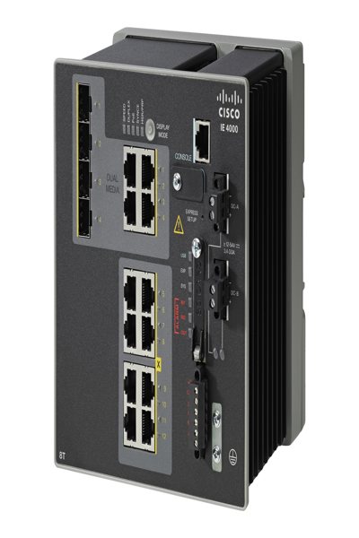 Industrial Ethernet 4000 Switch 100MbE LAN Base 8-Port L3 managed IE-4000-8T4G-E - IE-4000-8T4G-E