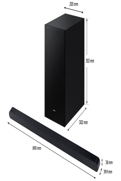 Samsung HW-S710D - S-serien - soundbar-system - HW-S710D/XE