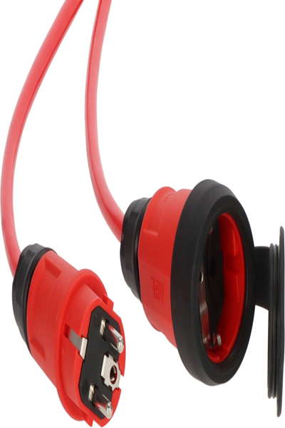 Brennenstuhl 9162100210 Strom VerlÃƒÂ¤ngerungskabel 16 A Schwarz Rot H07BQ-F 3G 2.5 - Extension Cable
