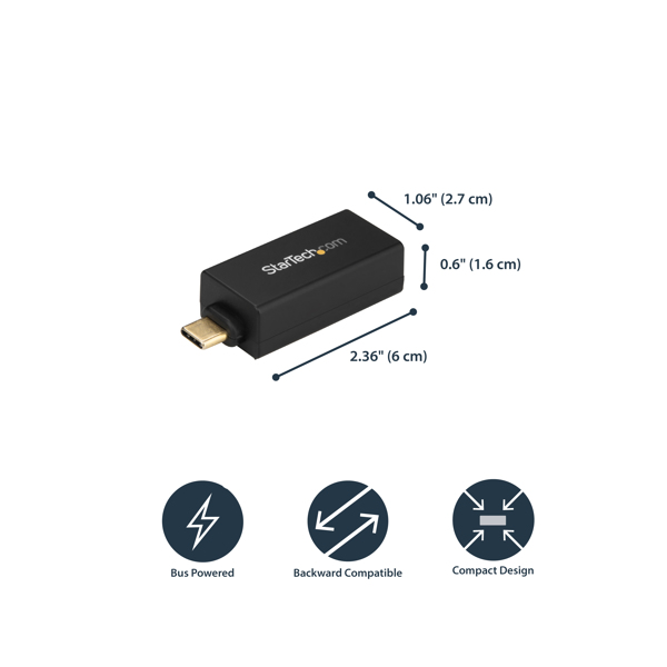 StarTech USB-C to Gigabit Ethernet Adapter USB 3.0 - US1GC30DB