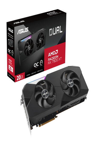 ASUS Dual Radeon RX 7900 XT - OC-utgåva - 90YV0IV2-M0NA00