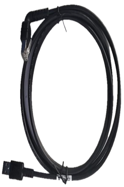 Zebra DS55 USB Cable 7ft Right Angle Connector