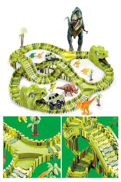 Piste de course XXL Dino Park Extralink (271 pièces)
