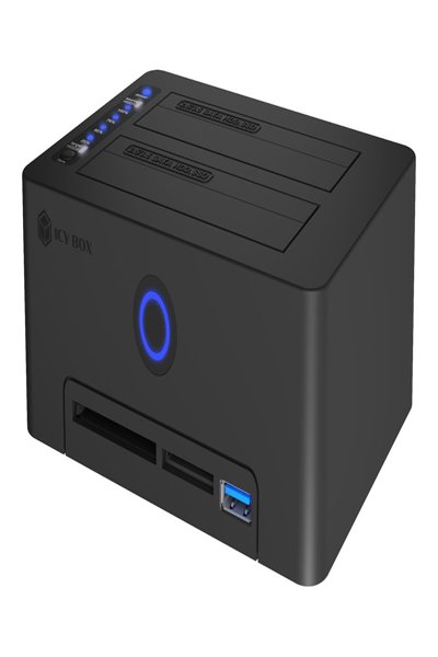 ICY BOX IB-1233CL-CR HDD / SSD docking station - IB-1233CL-CR