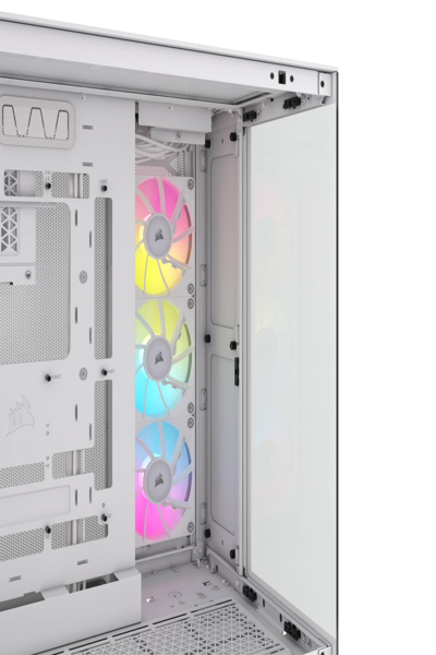 Corsair 6500X iCUE LINK RGB Dual Chamber Vit - CC-9011270-WW