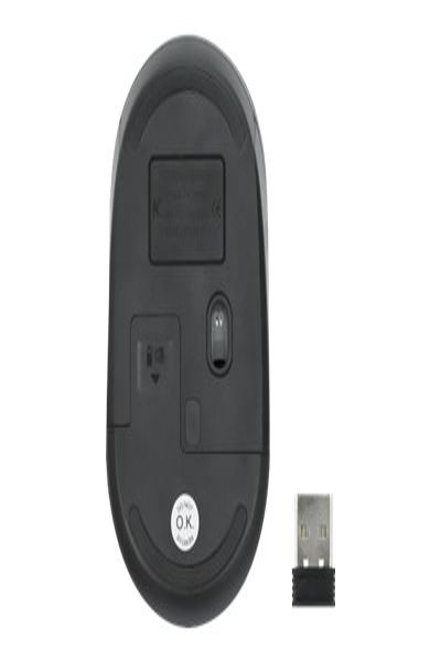 Manhattan Performance III Wireless Mouse - Black - 1000dpi - 2.4Ghz (up to 10m) - USB - Optical - Ambidextrous - Three Button with Scroll Wheel - USB nano receiver - AA battery (not included) - Low friction base - Three Year Warranty - Retail Box - Ambidextrous - O - 190145