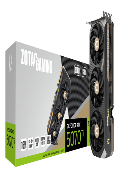 ZOTAC GAMING GeForce RTX 5070 Ti Solid Core - ZT-B50710D2-10P