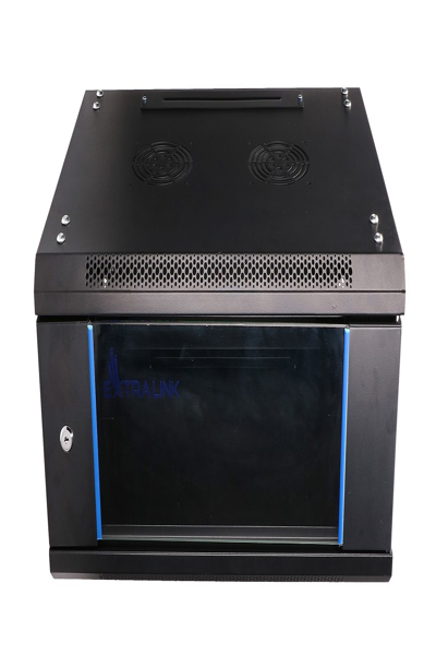 Extralink Rack mural noir 4U 600 x 450 mm