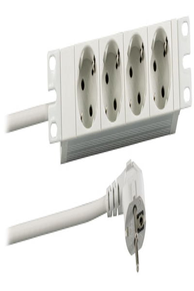 Bachmann EFB Elektronik ESP.72K - 2 m - 4 AC outlet(s) - Indoor - IP20 - 1.5 mmÃ‚Â² - Aluminium - ESP.72K