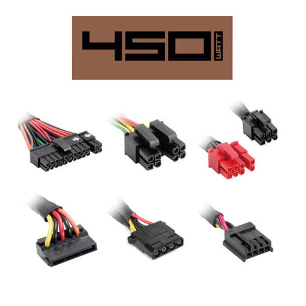 Sharkoon SilentStorm SFX 450 brons - 4044951016402