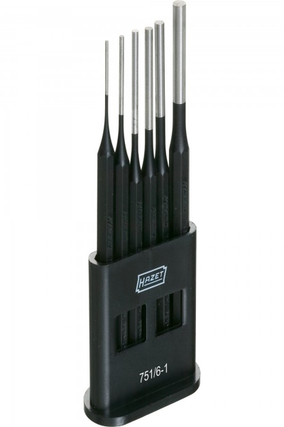 HAZET 751/6-1 Chasse-goupilles (6 pièces, Allemagne)