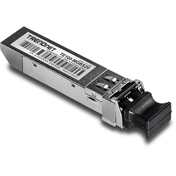 TRENDnet TE100-MGBS20 - SFP (mini-GBIC) transceiver module - TE100-MGBS20