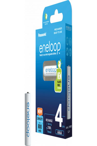 Panasonic eneloop BK-4MCDE Battery 4x AAA - BK-4MCDE/4BE