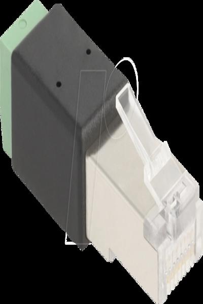 Delock Network connector - RJ-45 (M) to 2 pin terminal block - 66604