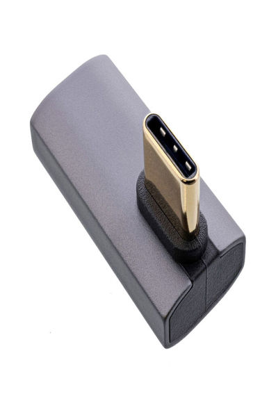 Adaptateur USB4 InLine USB-C coudé vertical droite/gauche