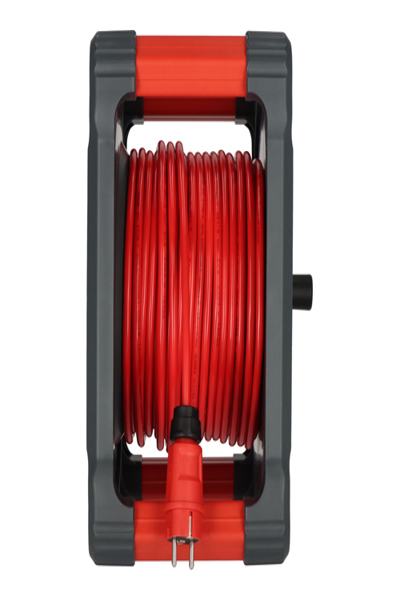 Brennenstuhl 9201330210, Svart, Röd, Plast, 5 AC-uttag, Typ E / F, Rak, 33 m - 9201330210