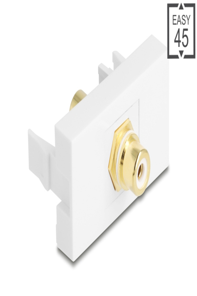 Module Delock Easy 45 prise RCA vers plaqué or