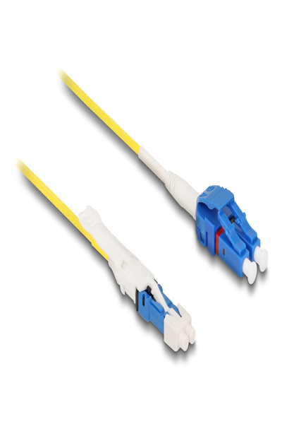 Delock Optisk fiberkabel CS-hane till LC Duplex singlemode G657A2 / OS2 Uniboot 5 m, 5 m, OS2, CS, LC - 88317