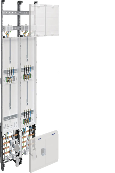 Tableau complet Hager ZK51X5N 3Z/TRE 2 panneaux 1350 mm