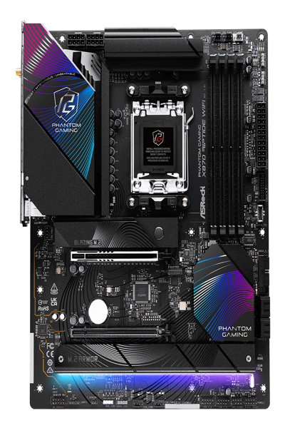 ASRock X870 Riptide WiFi AMD Socket AM5 DDR5 moderkort - X870 RIPTIDE WIFI
